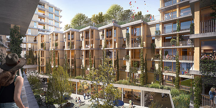 OeSW_BtwNL-D12_Blick Innenhof 