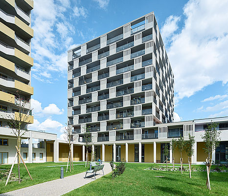 Terragon ÖSW Erdbergstraße 218 - Garten -Bruno Klomfar